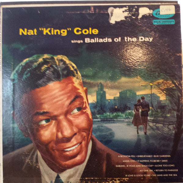 Nat King Cole : Ballads Of The Day (LP, Album, Mono)