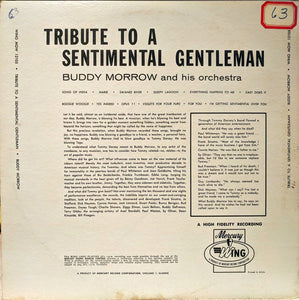 Buddy Morrow : Tribute To A Sentimental Gentleman (LP, Album)