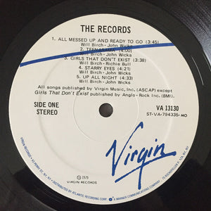The Records : The Records  (LP, Album, MO- + 7", EP, Ltd)