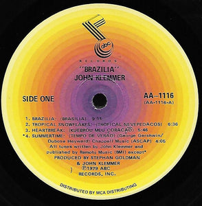 John Klemmer : Brazilia (LP, Album)