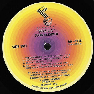 John Klemmer : Brazilia (LP, Album)