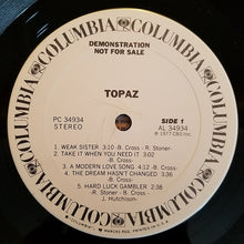 Load image into Gallery viewer, Topaz (28) : Topaz (LP, Album, Promo)
