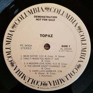 Topaz (28) : Topaz (LP, Album, Promo)
