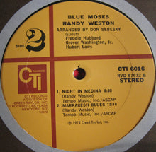 Laden Sie das Bild in den Galerie-Viewer, Randy Weston : Blue Moses (LP, Album, RP, GF )
