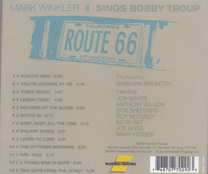 Mark Winkler : Sings Bobby Troup (CD, Album)