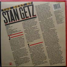 Load image into Gallery viewer, Stan Getz : The Best Of Stan Getz (LP, Comp)
