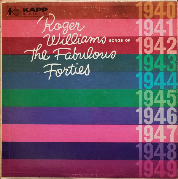 Roger Williams (2) : Songs Of The Fabulous Forties (2xLP, Album, Gat)