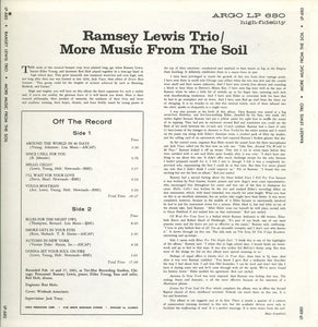 The Ramsey Lewis Trio : More Music From The Soil (LP, Album, Mono, Bro)