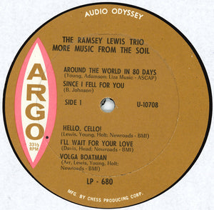 The Ramsey Lewis Trio : More Music From The Soil (LP, Album, Mono, Bro)