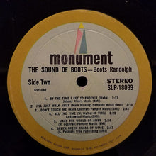 Laden Sie das Bild in den Galerie-Viewer, Boots Randolph : The Sound Of Boots (LP, Album, Mon)
