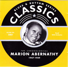 Load image into Gallery viewer, Marion Abernathy : The Chronological Marion Abernathy 1947-1949 (CD, Comp, RM)
