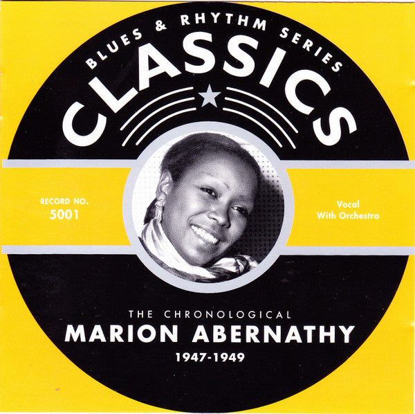 Marion Abernathy : The Chronological Marion Abernathy 1947-1949 (CD, Comp, RM)