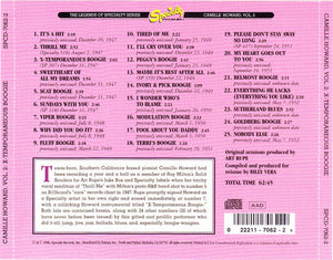 Camille Howard : Vol. 2: X-temporaneous Boogie (CD, Comp)