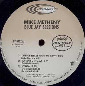 Mike Metheny : Blue Jay Sessions (LP, Album)