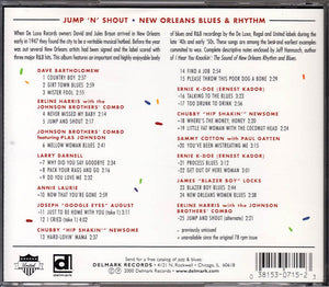 Various : Jump 'n' Shout! (New Orleans Blues & Rhythm) (CD, Comp)