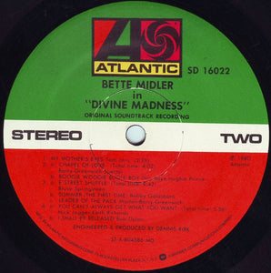Bette Midler : Divine Madness (LP, Album, MO )