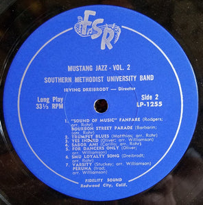 The Southern Methodist University Band : Mustang Jazz Vol. 2 (LP, Album, Mono)