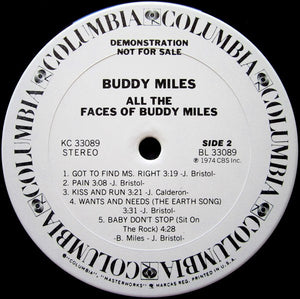 Buddy Miles : All The Faces Of Buddy Miles (LP, Promo)