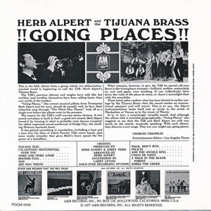 Herb Alpert And The Tijuana Brass* : !!Going Places!! (CD, Album, RE)