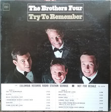 Load image into Gallery viewer, The Brothers Four : Try To Remember (LP, Mono, Promo)
