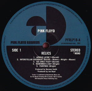 Pink Floyd : Relics (LP, Comp, Mono, RE, RM, 180)