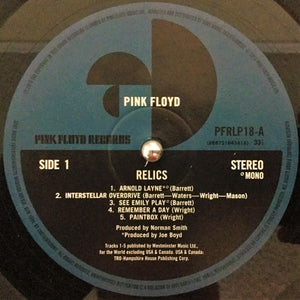 Pink Floyd : Relics (LP, Comp, RE, RM, 180)