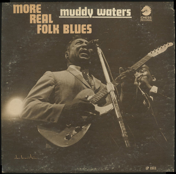 Muddy Waters : More Real Folk Blues (LP, Album, Mono, Promo)