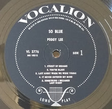 Laden Sie das Bild in den Galerie-Viewer, Peggy Lee : So Blue (LP, Album, Mono)
