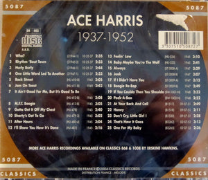 Buy Ace Harris : The Chronological Ace Harris 1937-1952 (CD, Comp