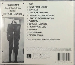 Sinatra* : Softly, As I Leave You (CD, Album, RE)