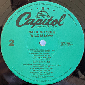 Nat King Cole : Wild Is Love (LP, Album, RE)
