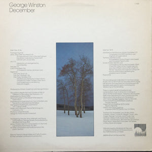 George Winston : December (LP, Album, RP, RTI)