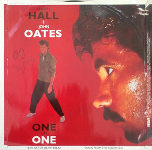 Daryl Hall + John Oates* : One On One (U.S. Remix) (12", Single, Ltd)