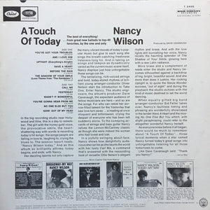 Nancy Wilson : A Touch Of Today (LP, Album, Mono, Los)