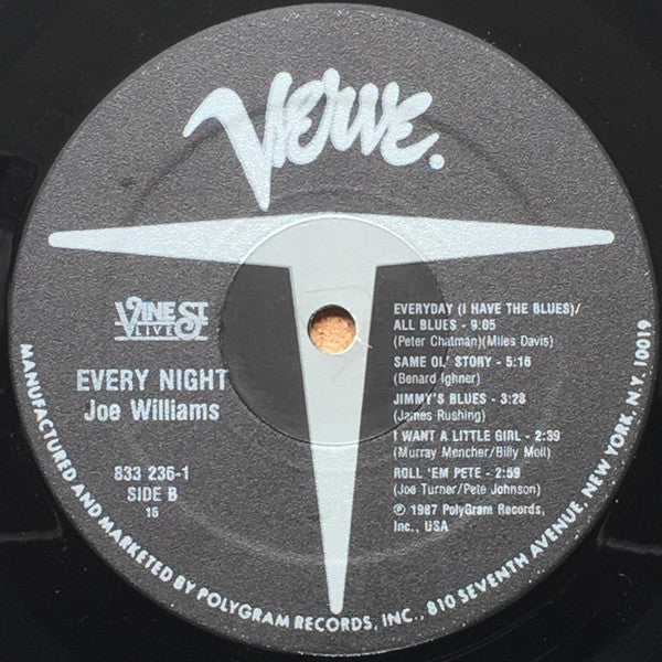 Joe Williams - Every Night (Live At Vine St.) - LP