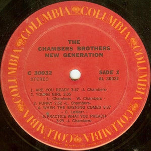 The Chambers Brothers : New Generation (LP, Album, Pit)