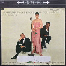 Laden Sie das Bild in den Galerie-Viewer, Lambert, Hendricks &amp; Ross With The Ike Isaacs Trio : Sing Ellington (LP, RE, RM, Car)
