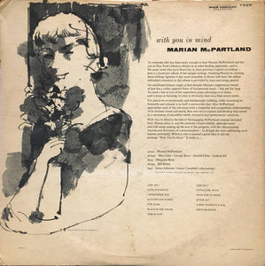 Marian McPartland : With You In Mind (LP, Album)