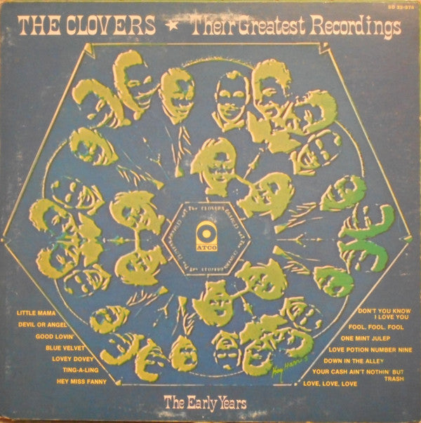 The Clovers : Their Greatest Recordings, The Early Years (LP, Comp, Mono, PR)