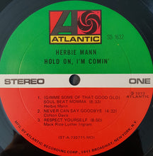 Load image into Gallery viewer, Herbie Mann : Hold On, I&#39;m Comin&#39; (LP, Album, Tri)
