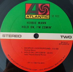 Herbie Mann : Hold On, I'm Comin' (LP, Album, Tri)