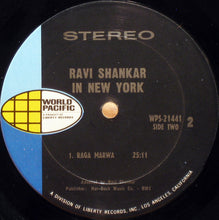Load image into Gallery viewer, Ravi Shankar, Alla Rakha : Ravi Shankar In New York (LP, Album)
