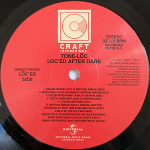 Tone Loc : Loc'ed After Dark (LP, Album, RE)