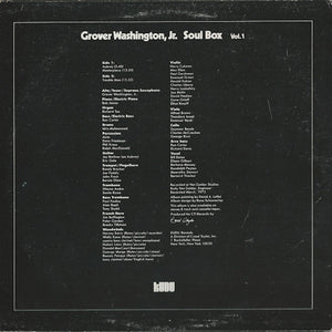 Grover Washington, Jr. : Soul Box Vol. 1 (LP, Album)