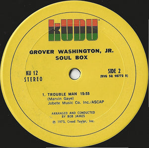 Grover Washington, Jr. : Soul Box Vol. 1 (LP, Album)