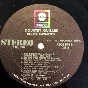 Chuck Thompson (9) : Country Guitars (LP, Album)