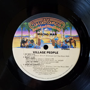 Village People : Macho Man (LP, Album, Kee)