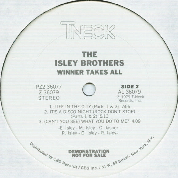 Buy The Isley Brothers : Winner Takes All (2xLP, Album, Promo) Online ...