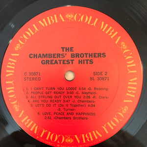 The Chambers Brothers : The Chambers Brothers' Greatest Hits (LP, Comp, Pit)