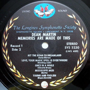 Dean Martin : Memories Are Made Of This: A Treasury Of Dean Martin (5xLP, Comp + Box)